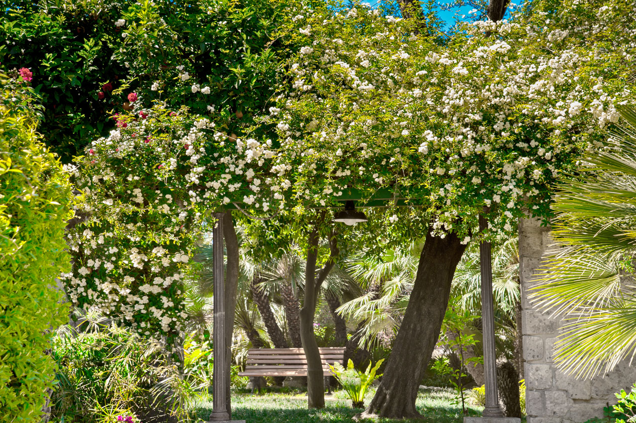 Historic park of Grand Hotel Excelsior Vittoria in Sorrento