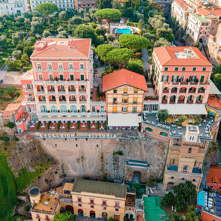 Grand Hotel Excelsior Vittoria overlooking the Bay of Naples