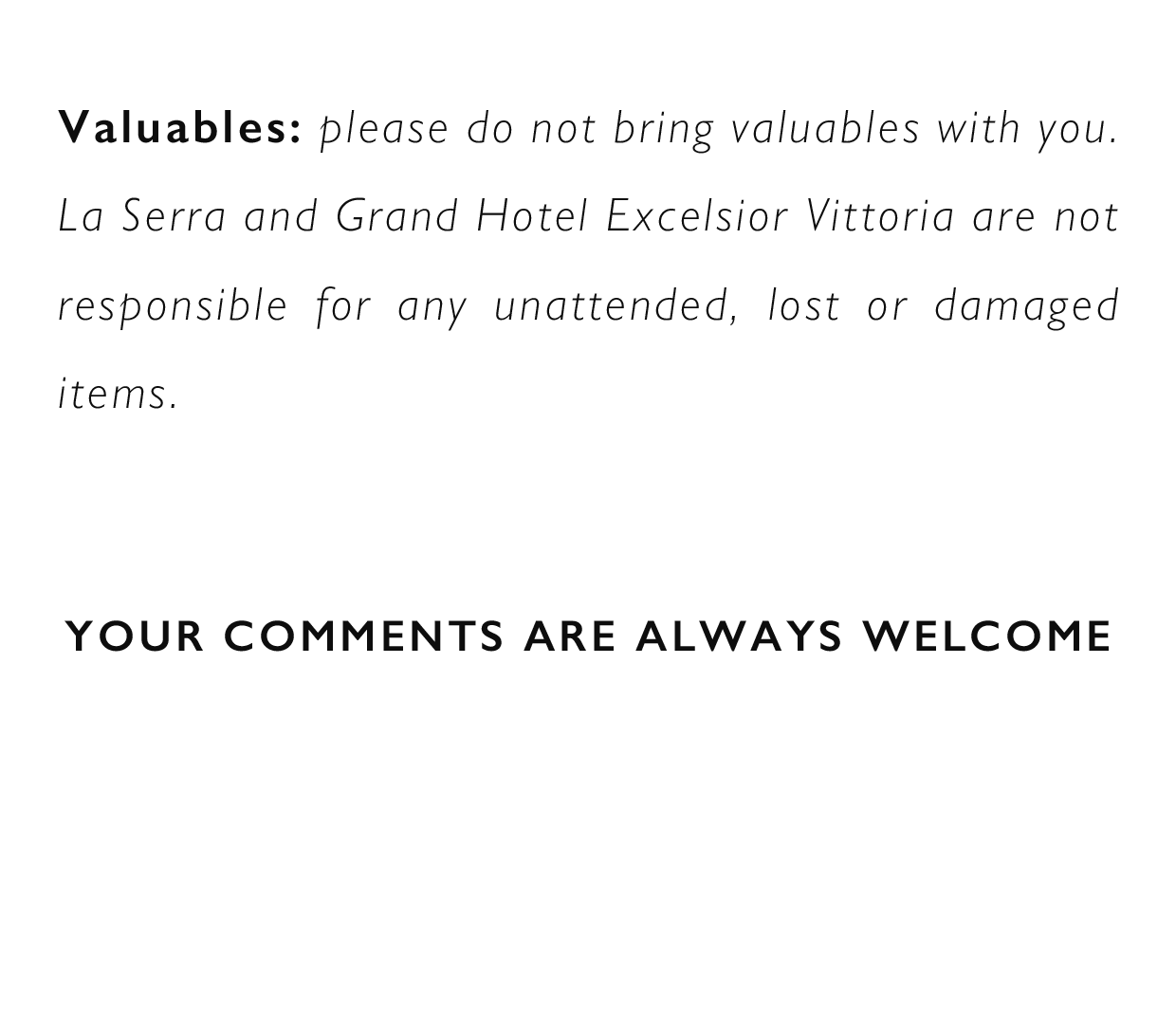 La Serra Treatments List 2026 page 11
