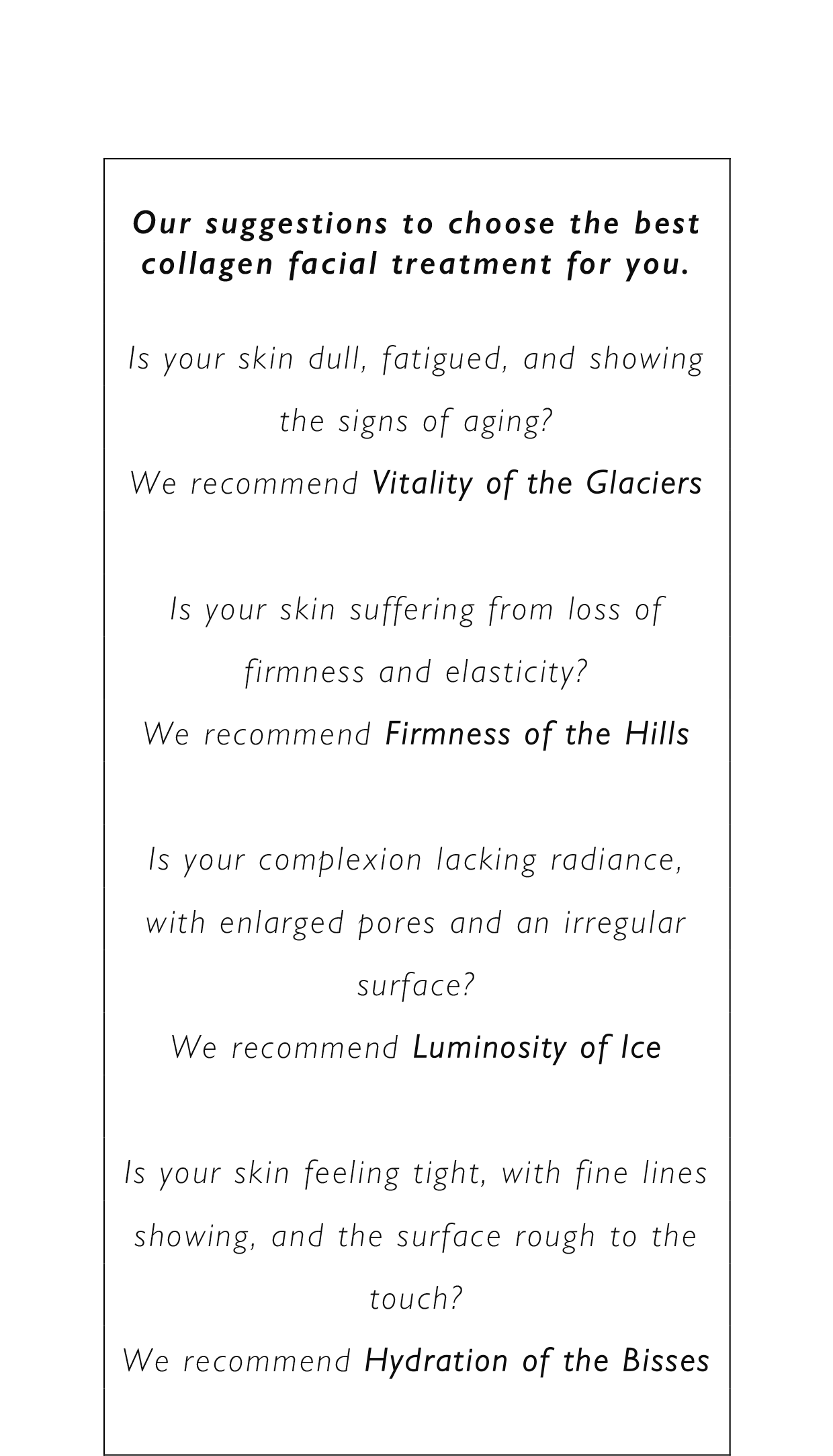 La Serra Treatments List 2026 page 4
